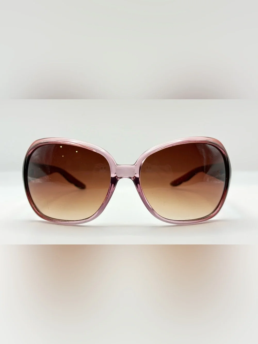 Oscar de la Renta 1102 505 Brown Oval Sunglasses Frames Only